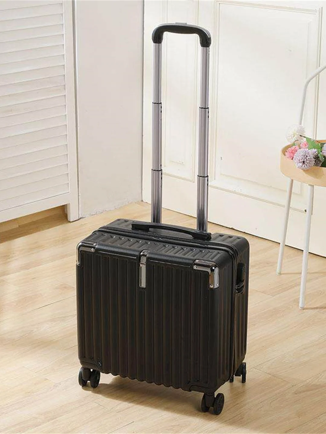small-18-inch-carry-on-suitcase-lightweight-travel-password-box-luggage-trendy-casual-sweet-pc-abs-polyester-zipper