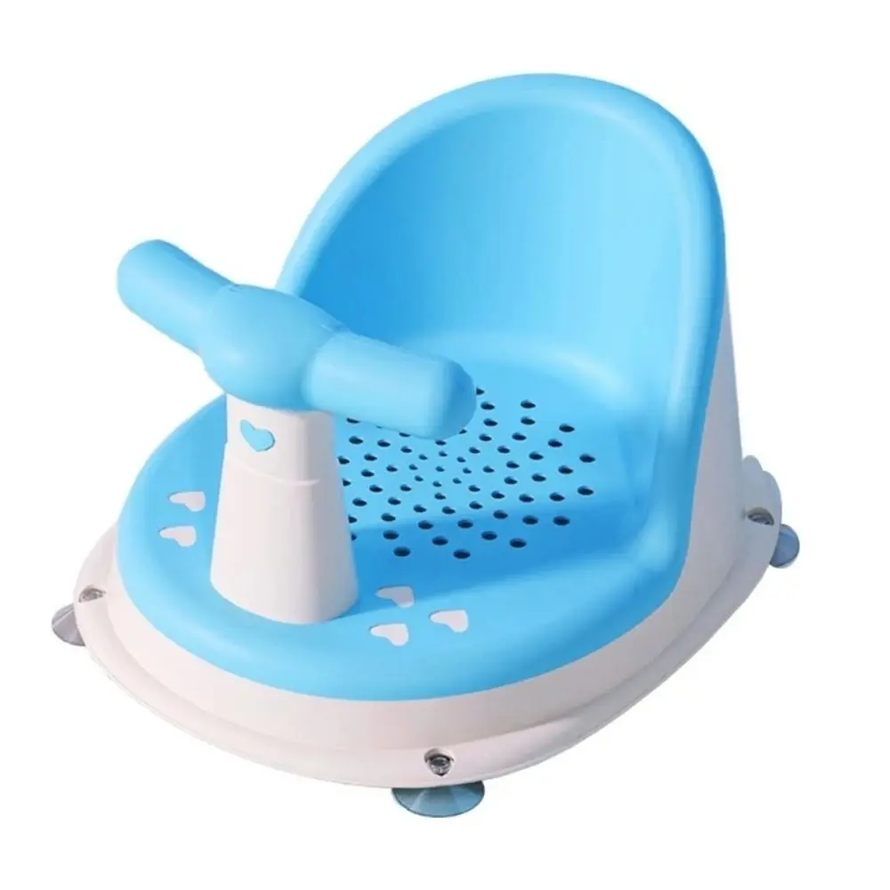 

Round Edge Non-Slip Baby Bath Chair Comfortable Portable Baby Shower Seat Armrest Backrest Infant Carseat Toddler