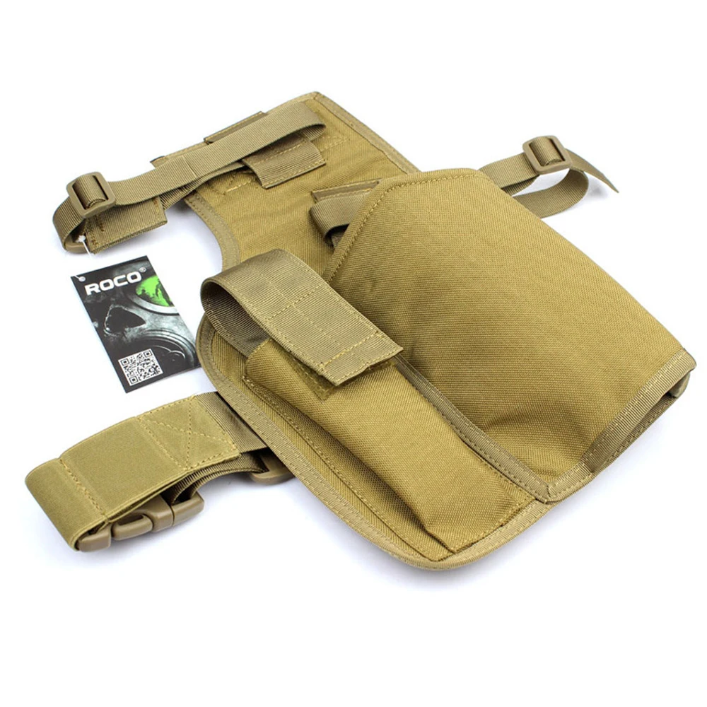 Imagem -05 - Molle Pistola Coldre com Revista Sobressalente Bolsa Combate Leg Drop Bolsa Mp7