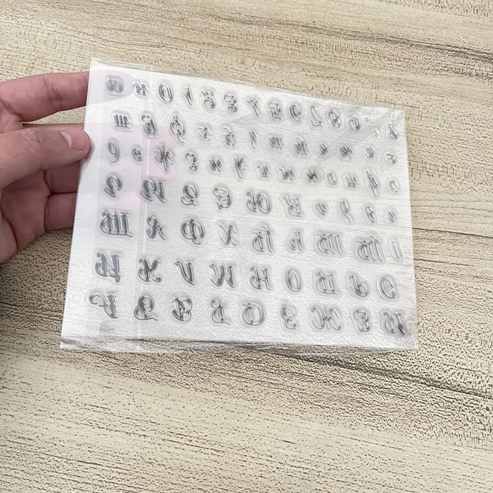 14x18cm Russian alphabet Rubber Seal Stamp Clear Stamps for DIY Craft Making Greeting Card Scrapbooking Photo Album Decor Sheets