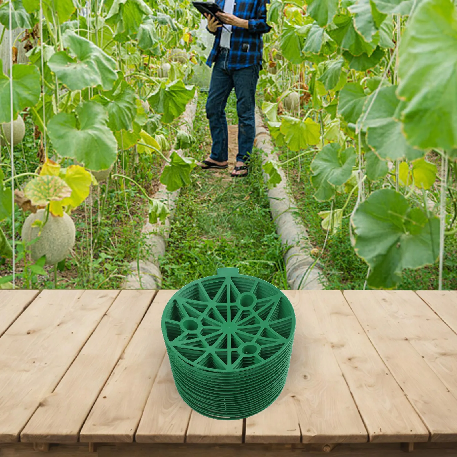 Essential Gardening Tool 20 Pack of Melon Supports for Improved Airflow Around Watermelons and Other Vegetables