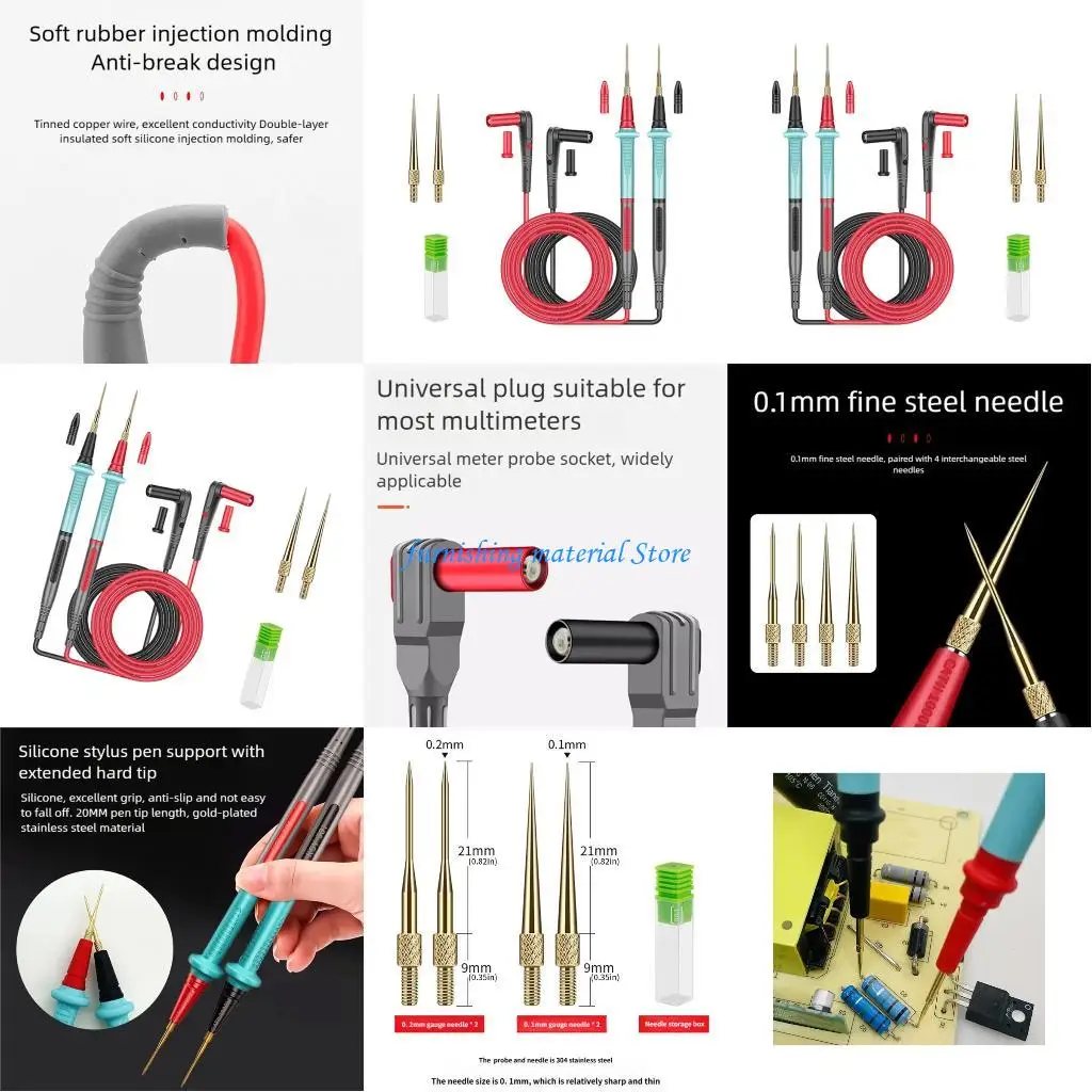 

Y5GD Additional Long 108cm Electrical Test Clients Highlighting Gold Veneered Replaceable Pointed Advice