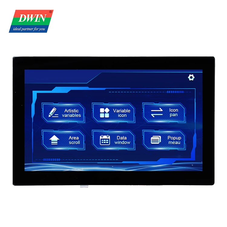 DWIN 15.6 بوصة 1920*1080 16.7 متر ألوان IPS HMI عرض 2K HD الذكية TFT وحدة LCD شاشة تعمل باللمس بالسعة مع هيكل GFF