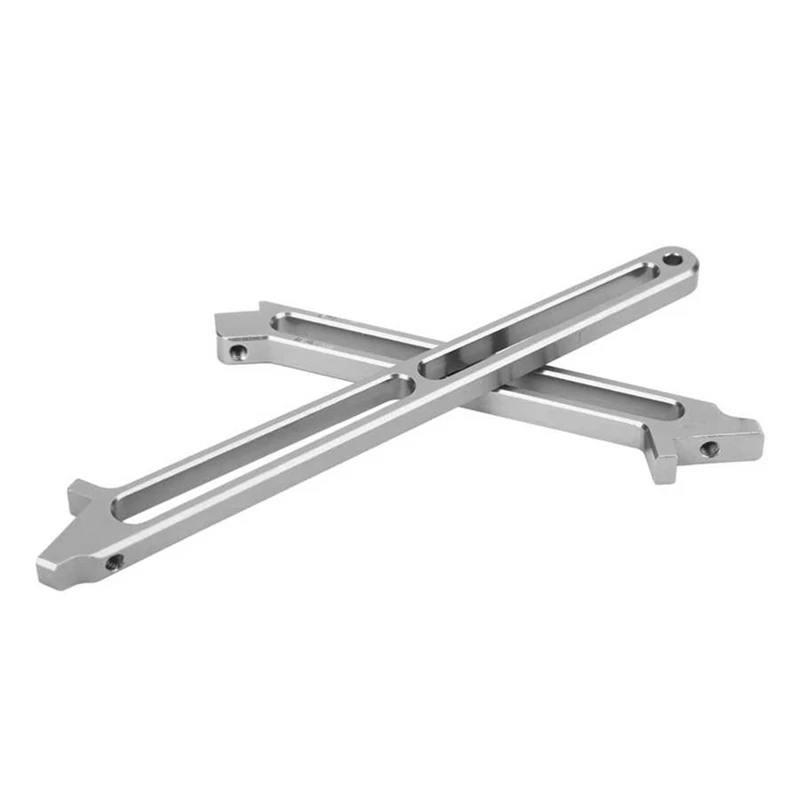 Juego de soportes de marco de soporte de chasis delantero y trasero de Metal para ZD Racing 9116 MT8 1/8 RC, piezas de actualización de coche de