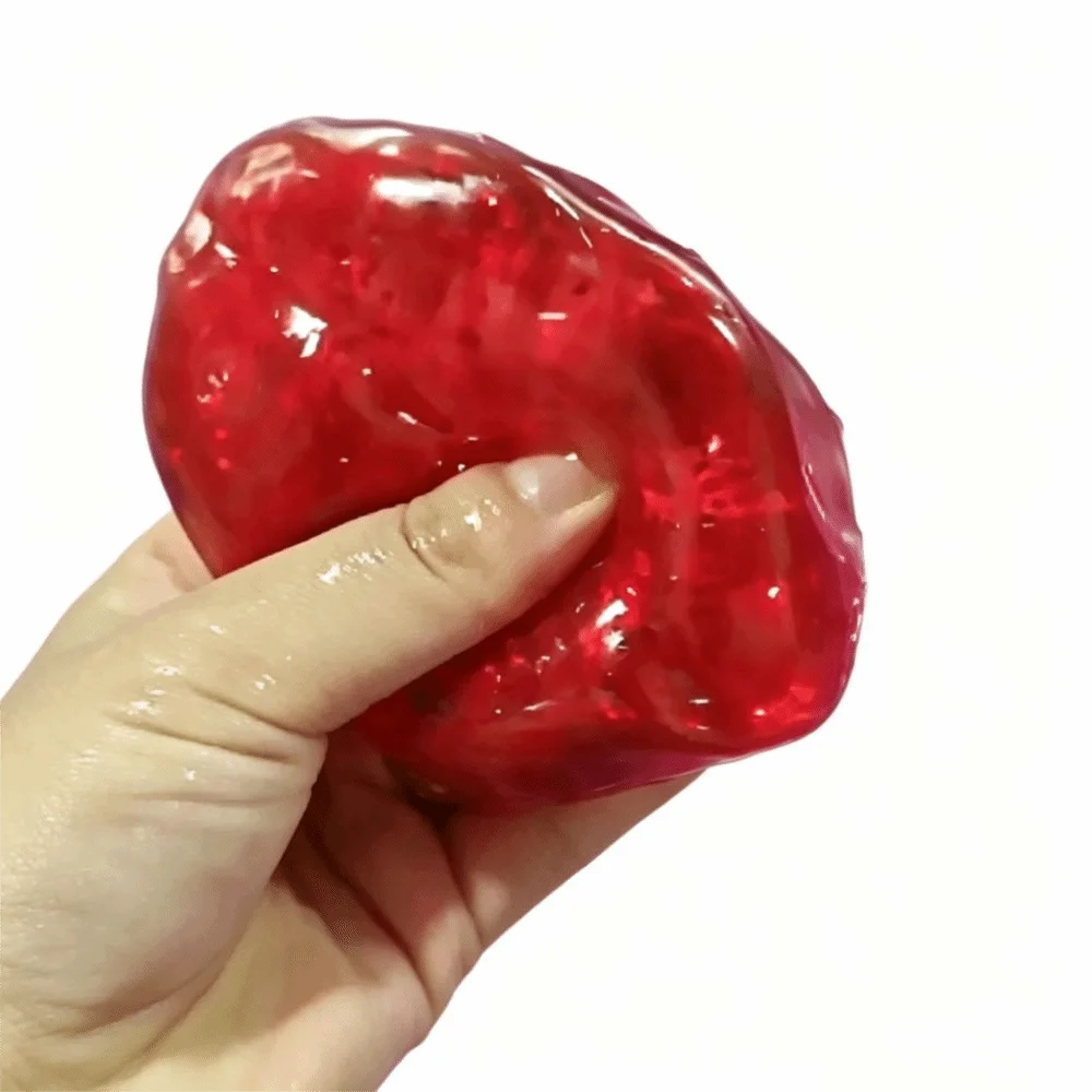 Big Red Lip Squeeze Toy Slow Rebound Glitter Maltose Slow Rebound Toy Creative Simulation Clear Soft Fingertip Toy
