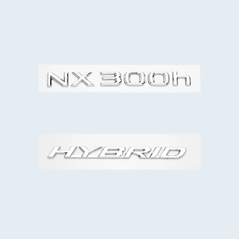 Chrome Black 3D Car Sticker for Lexus NX200 NX300 NX200t NX300h Rear Trunk Nameplate Emblem Badge Accessories view 6