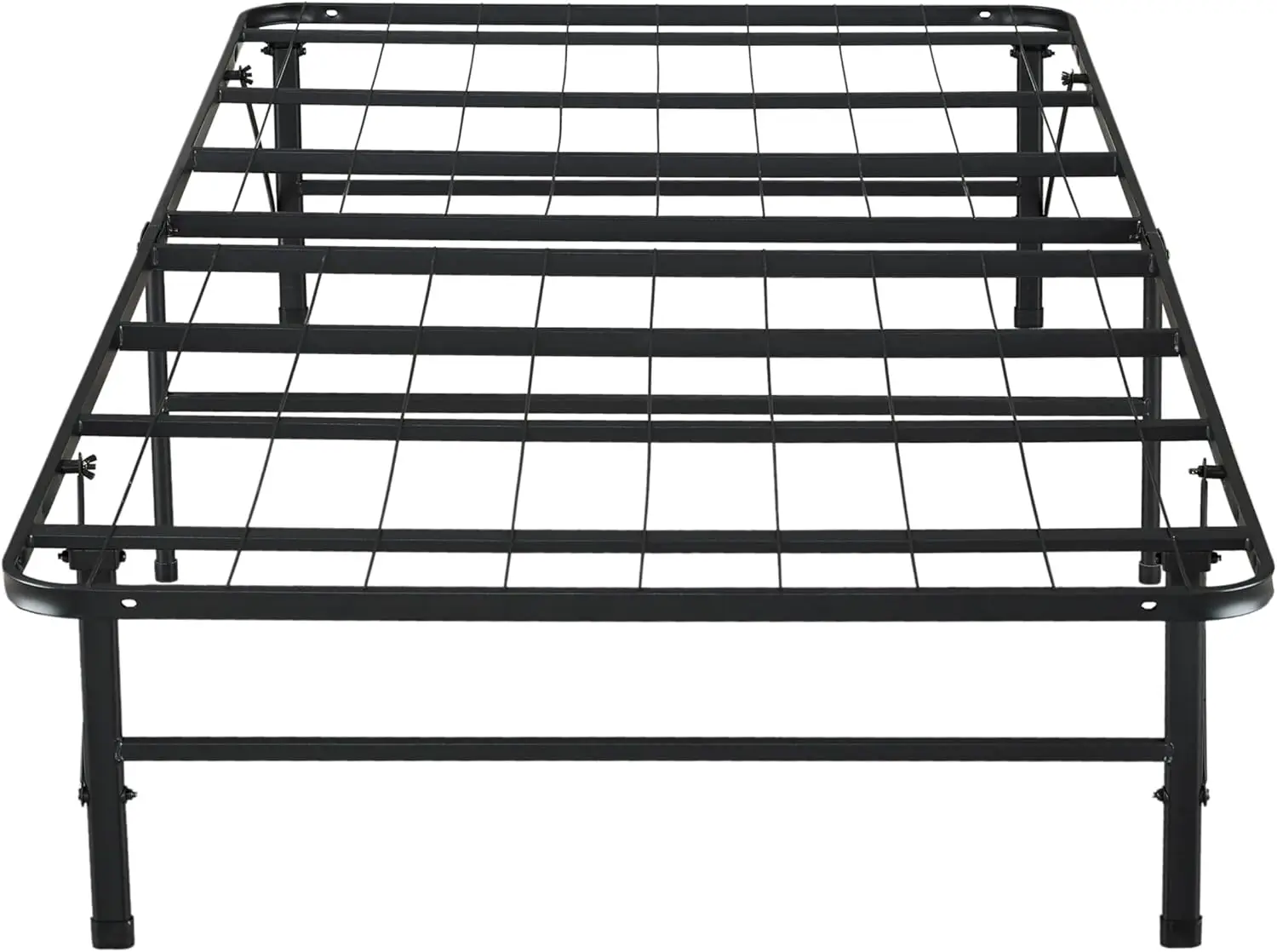 

Tool Free Assembly 14 Twin Xl Bed Frame Heavy Duty Foldable Bed Frame Folding With Steel Metal Slats Box Spring Replacement