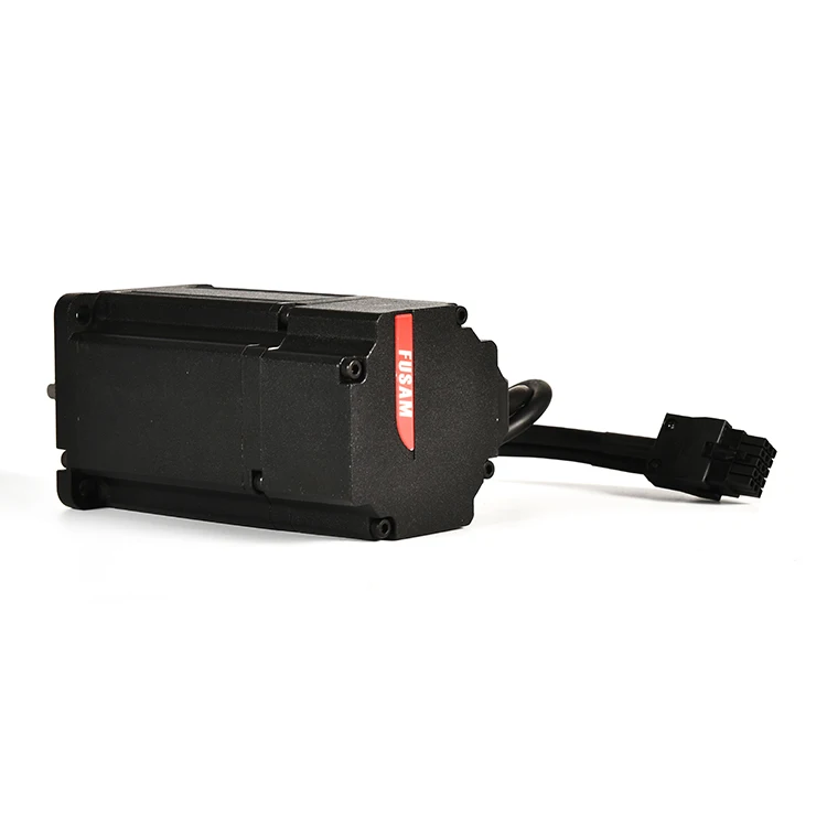 AC Servo Motor 0.75KW With Brake 80ASF-M04030  80mm 3000PPR 220V 2.5N. m 0.75KW Cnc Servos Motor Driver Kit