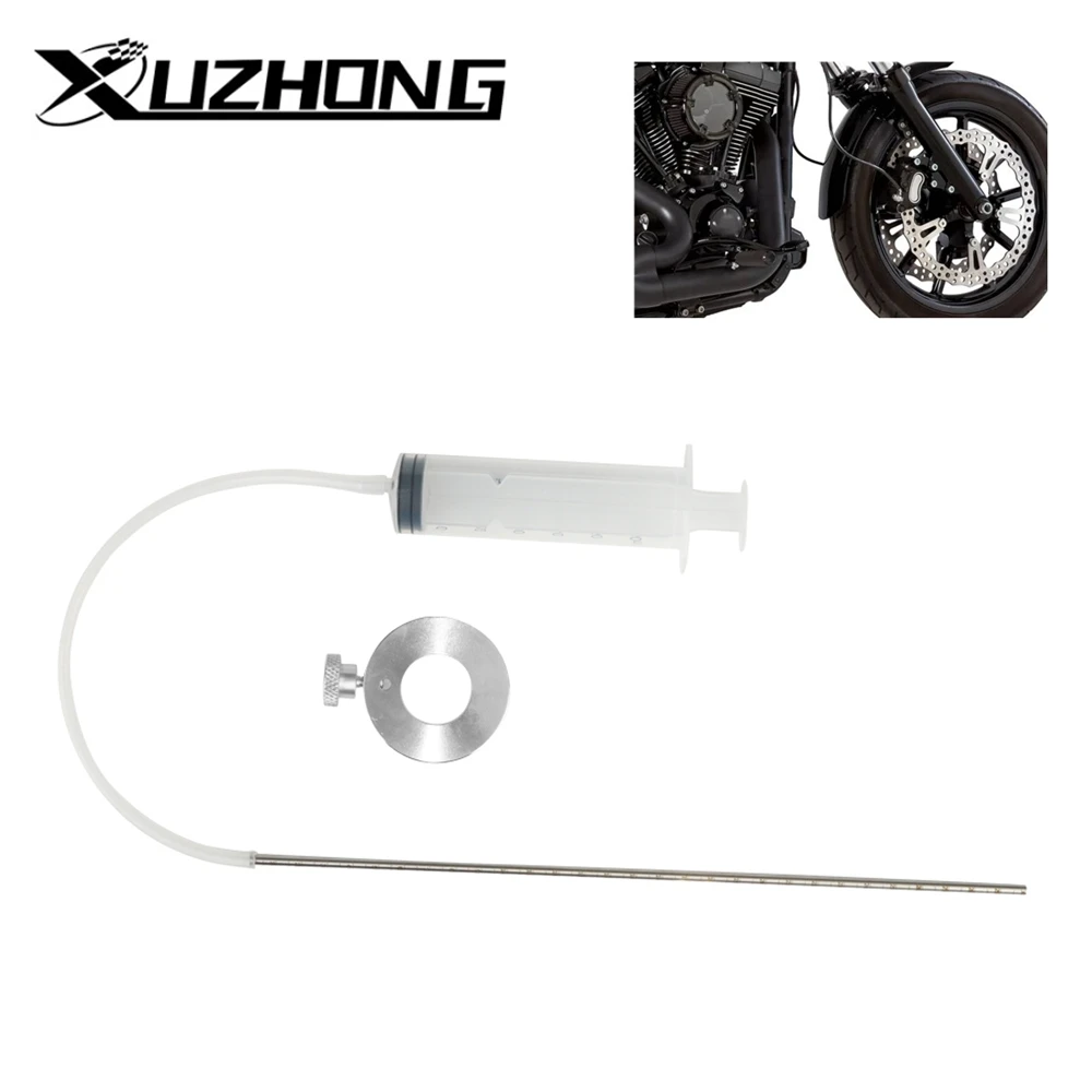 

Motorcycle Fork Oil Level Gauge Kit Fork Oil Level Adjustment Measuring Tool for Motorcycle Capacity 60ml