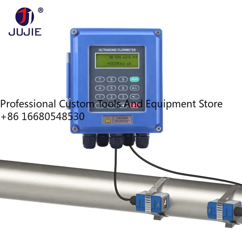L3wDigital Ultrasonic Flow Meter Handheld Ultrasonic Flowmeter  Fuel Unloading Flow Meter