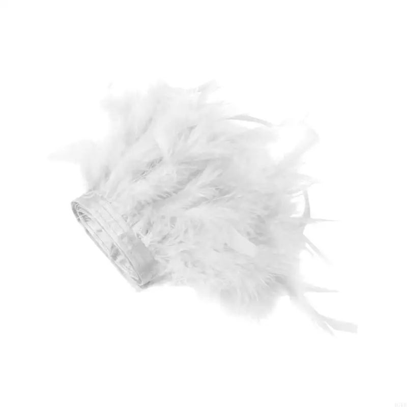 

Dance Event Feathered Wristband Adjustable Band Arm Sleeves for Carnivals Party H7EF
