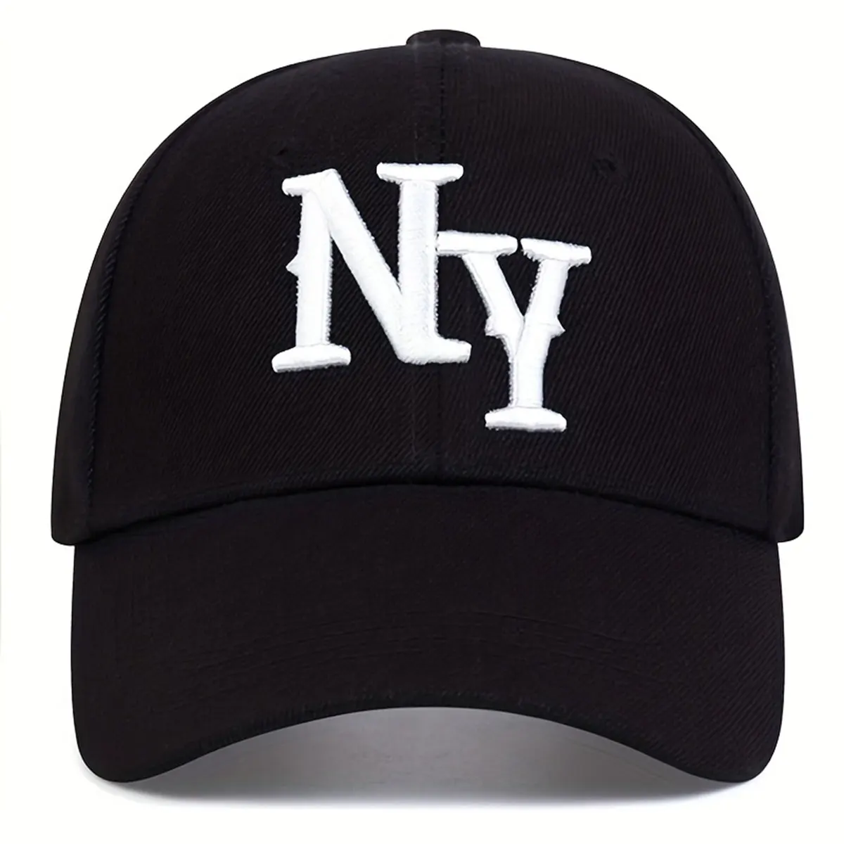 Unisex-Baseballmützen mit Buchstabenstickerei, für Frühling und Herbst, für den Außenbereich, verstellbare Freizeithüte, Sonnenschutzhut, Sportmütze – Detail 4
