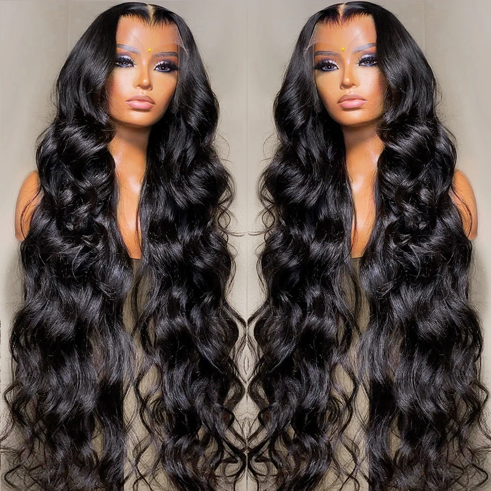 

13x4 13x6 Body Wave Lace Front Human Hair Wig 30 Inch Brazilian Remy Transparent Hd Lace Frontal Wigs For Women