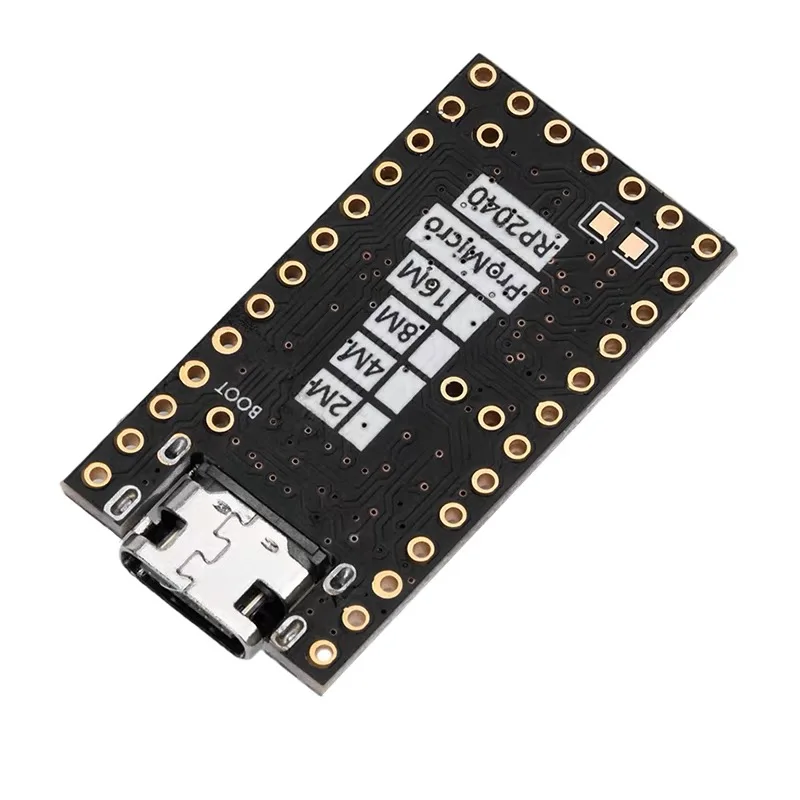 MicroPython MicroPython 4MB/16MB와 호환되는 Type-c 인터페이스를 갖춘 Pro Micro RP2040 칩 미니 개발 보드
