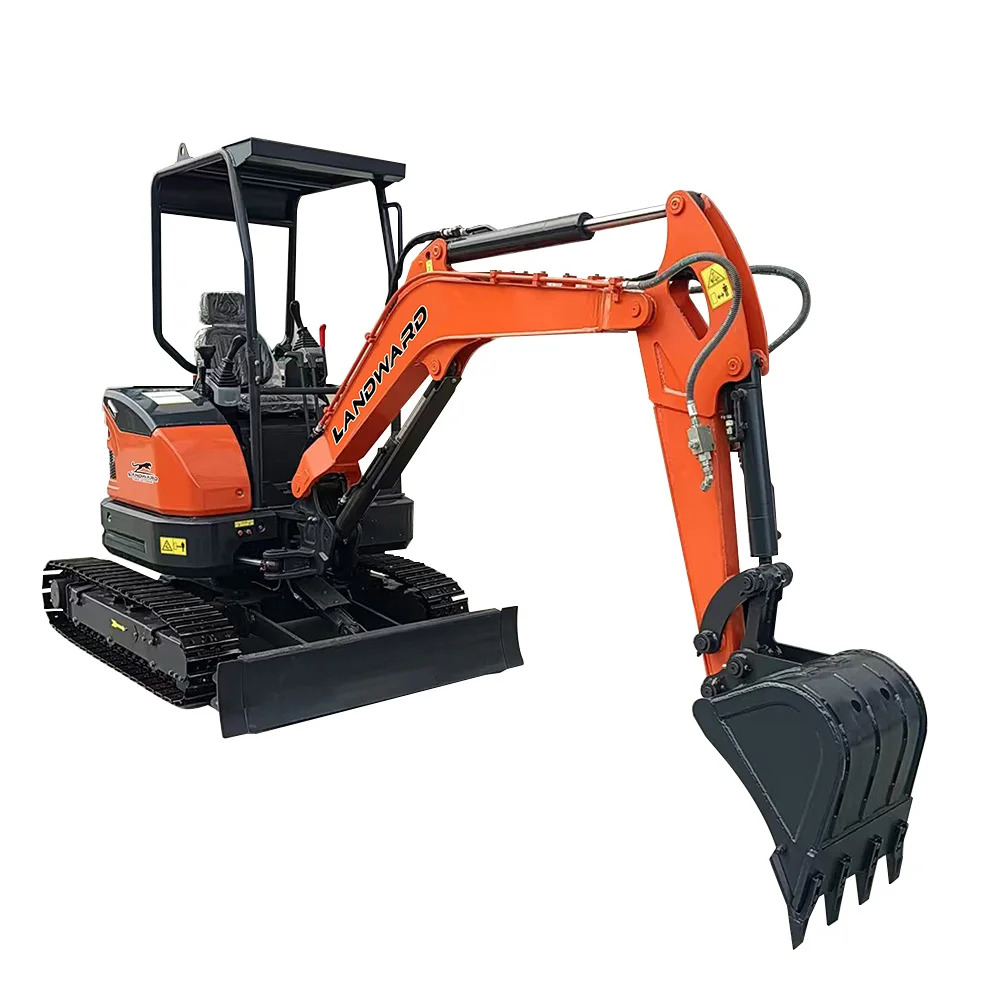 LANDWARD Excavator 2.5 Ton EPA Yanmar Engine Digger Farm Small Trench Digger 1 Ton 2 Tons Machine Price Mini Excavator Customize