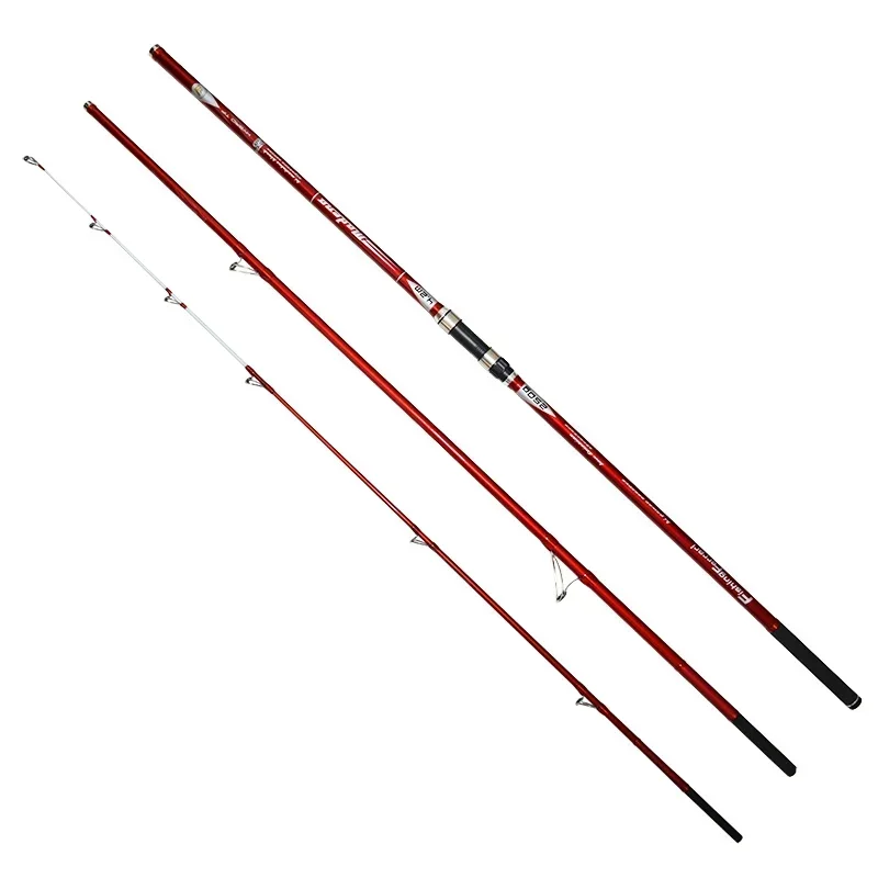 4.2m Surf  3sections Carbon Fiber  Lure Weight 100-250g Long Beach Casting Fishing Rod