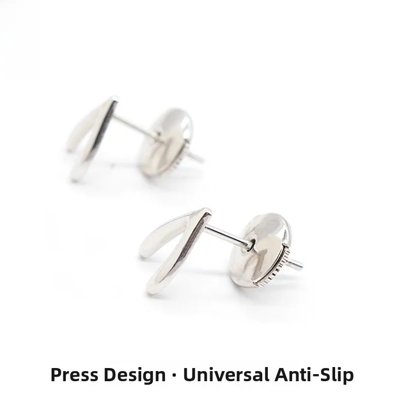 S925 純銀 UFO イヤープラグ金メッキローズゴールドプレスタイプイヤーキャップファッションジュエリー DIY アクセサリー