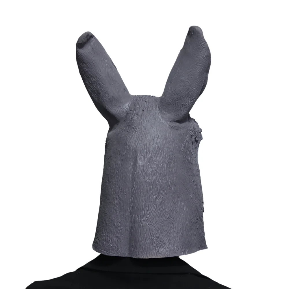 Realistische Eselmaske aus Latex, Tierkopfmaske für Halloween, Cosplay, Party, Kostümrequisiten, lustige Vollkopfmasken für Erwachsene – Detail 6