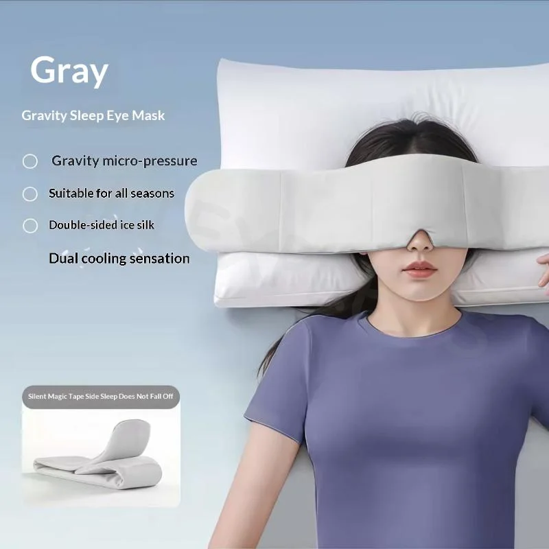 Breathable Double-Sided Soft Eye Mask for Gravity-Induced Relaxation Perfect Light Blocking for Sleep
