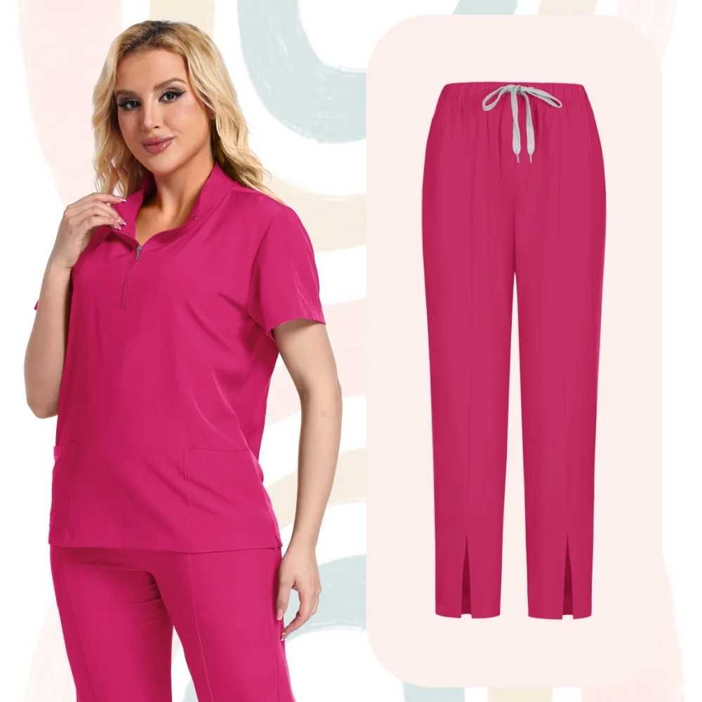 Uniforme chirurgical léger pour femmes et hommes, ensemble médical d'infirmière, vêtements de travail cliniques pour la course, doux et respirant, nouvelle collection