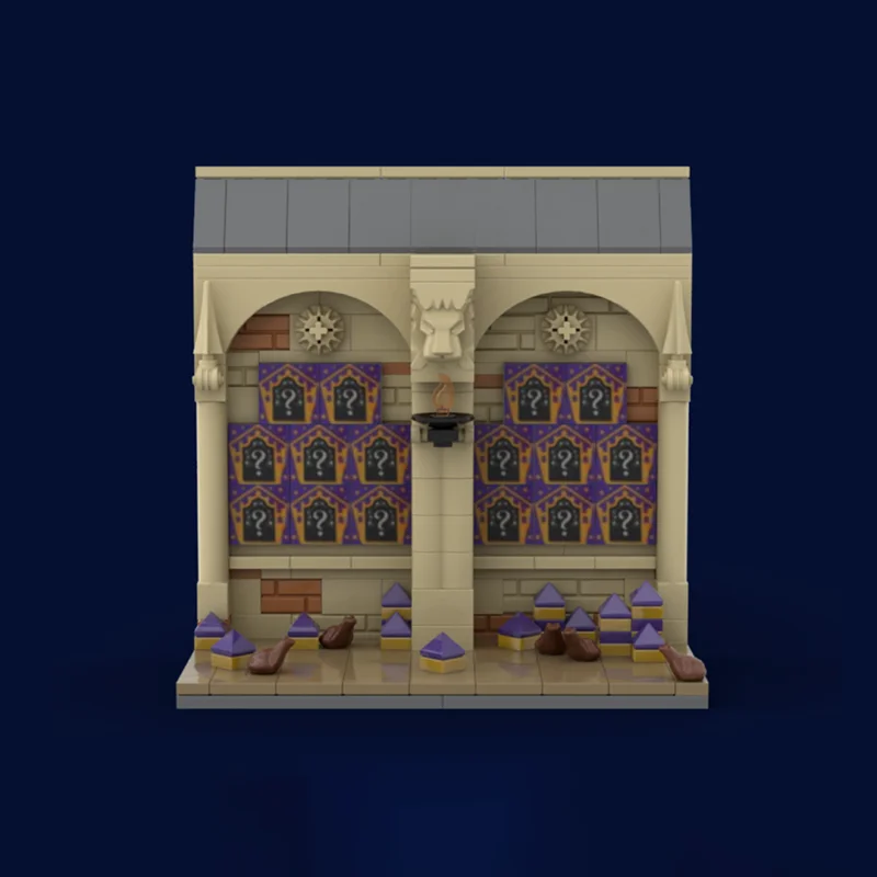 Modelo de filme popular moc blocos de construção modelo de construção mágica tecnologia tijolo diy montagem construção brinquedo famoso presentes do feriado