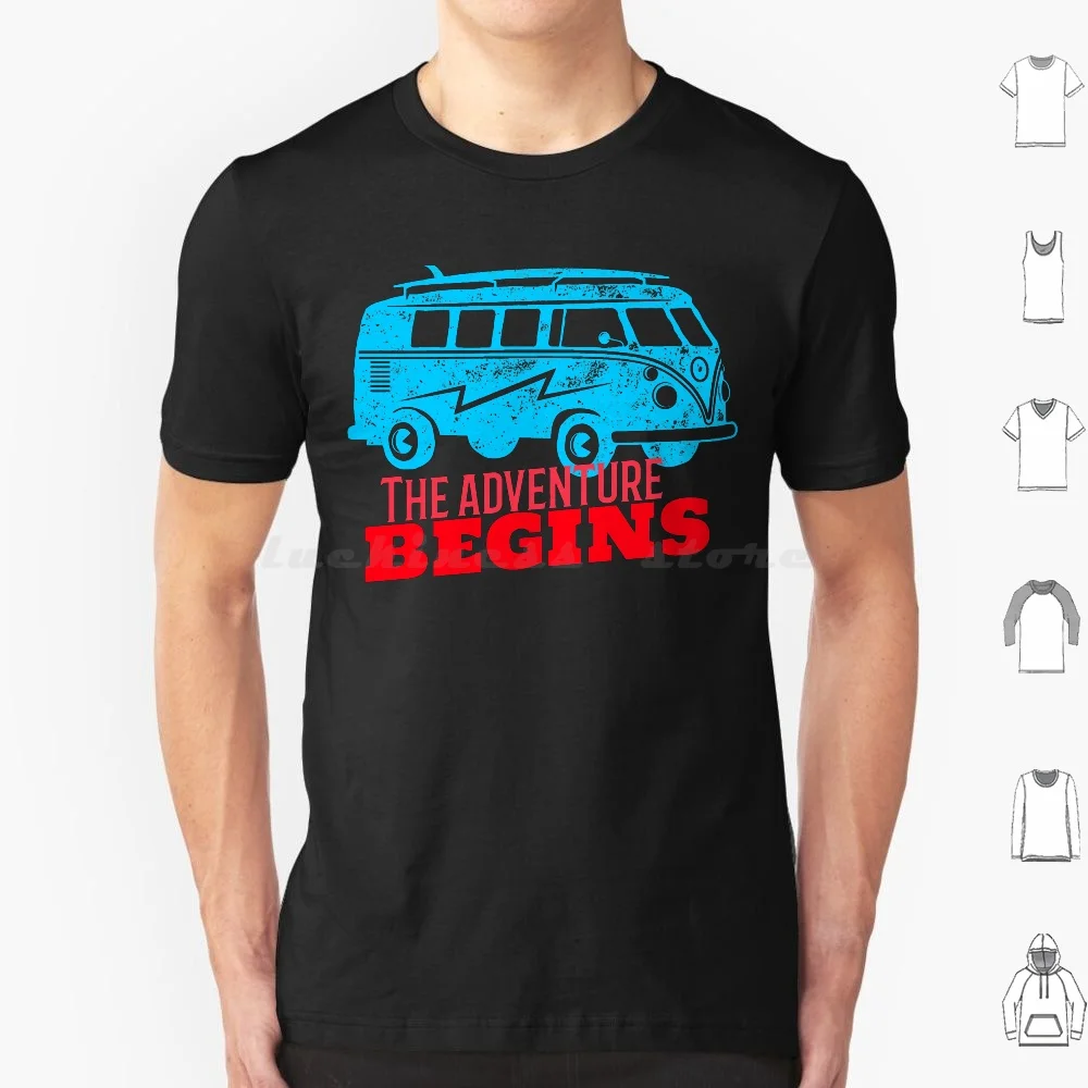 Футболка The Adventure Begins 6xl, хлопковая крутая футболка Tour Adventure Holiday Trip Van Family Loved Ones Beginning Enjoy Fun Футболка The Adventure Begins 6xl, хлопковая крутая футболка Tour Adventure Holiday Trip Van Family Loved Ones Beginning Enjoy Fun