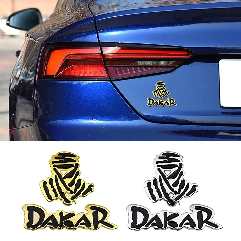 

Car 3D Metal Badges Trunk Body Window Side Decoration Sticker DAKAR For Jeep Renegade Compass Grand Cherokee Wrangler Patriot