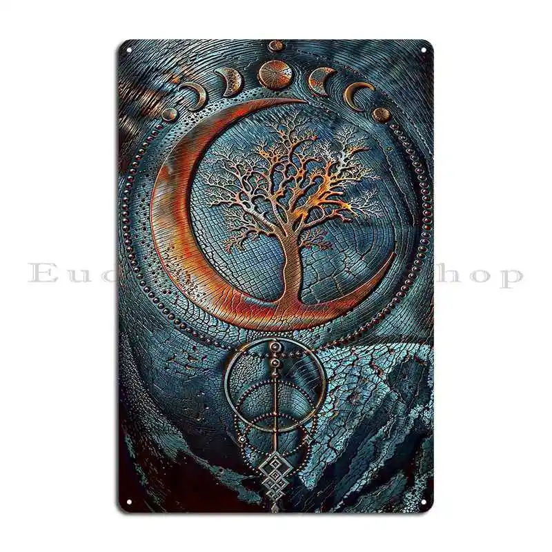 Echoes Of The Cosmos Intricate Art For Curious Minds I Metal Signs Create Plaques Designing Printed Wall Cave Tin Sign Poster