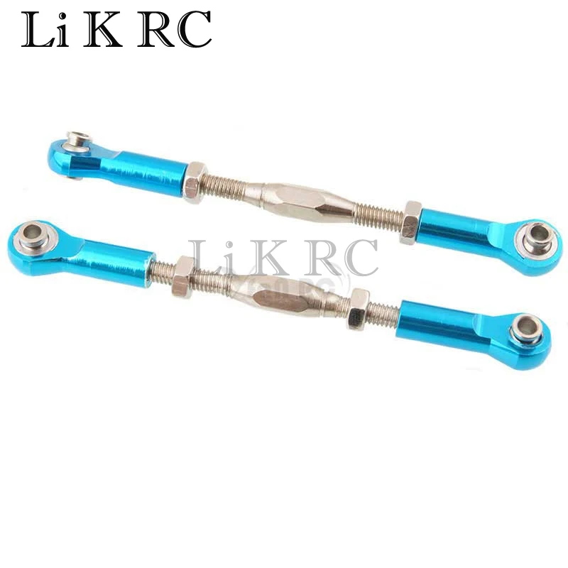 2PCS/Lot SLA013 Adjustable Pull Rod Linkage Max Length 97mm Spare Parts For slash 4x4 Huanqi 727 Short Card RC Model Car