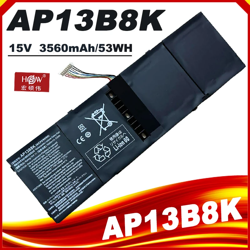 Laptop battery for ACER Aspire V5-473 V7-481G V7-482P V5-552P V5-573P V5-473G V5-573G V7-481 V7-481P V5-552G  V5-573  AP13B3K