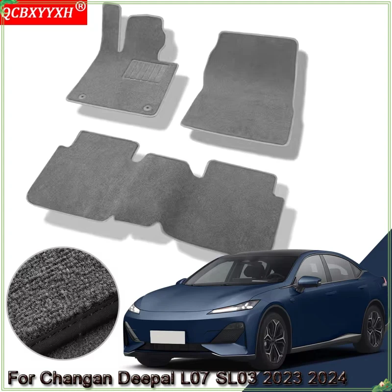 For Changan Deepal L07 SL03 2023 2024 2025 Custom Car Floor Mats Waterproof Non-Slip Floor Mats Internal Protection Carpets Rugs