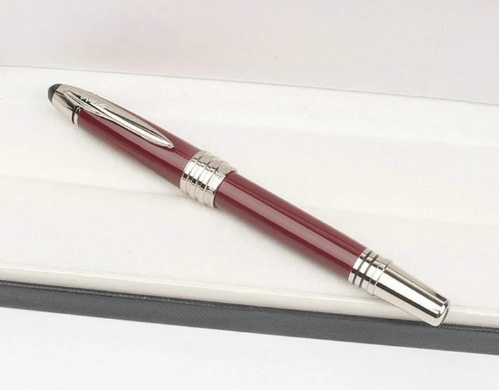 حبر جاف من ألياف الكربون باللون الأزرق الداكن JFK Pen Fountain 3-Nib System إصدار محدود من سلسلة المجمع التنفيذي