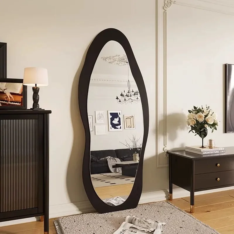 for Medieval Wall Decoration Indoor Floor to Ceiling Mirror Advanced Full Length Non Deforming Special Shaped Cloakroom Full