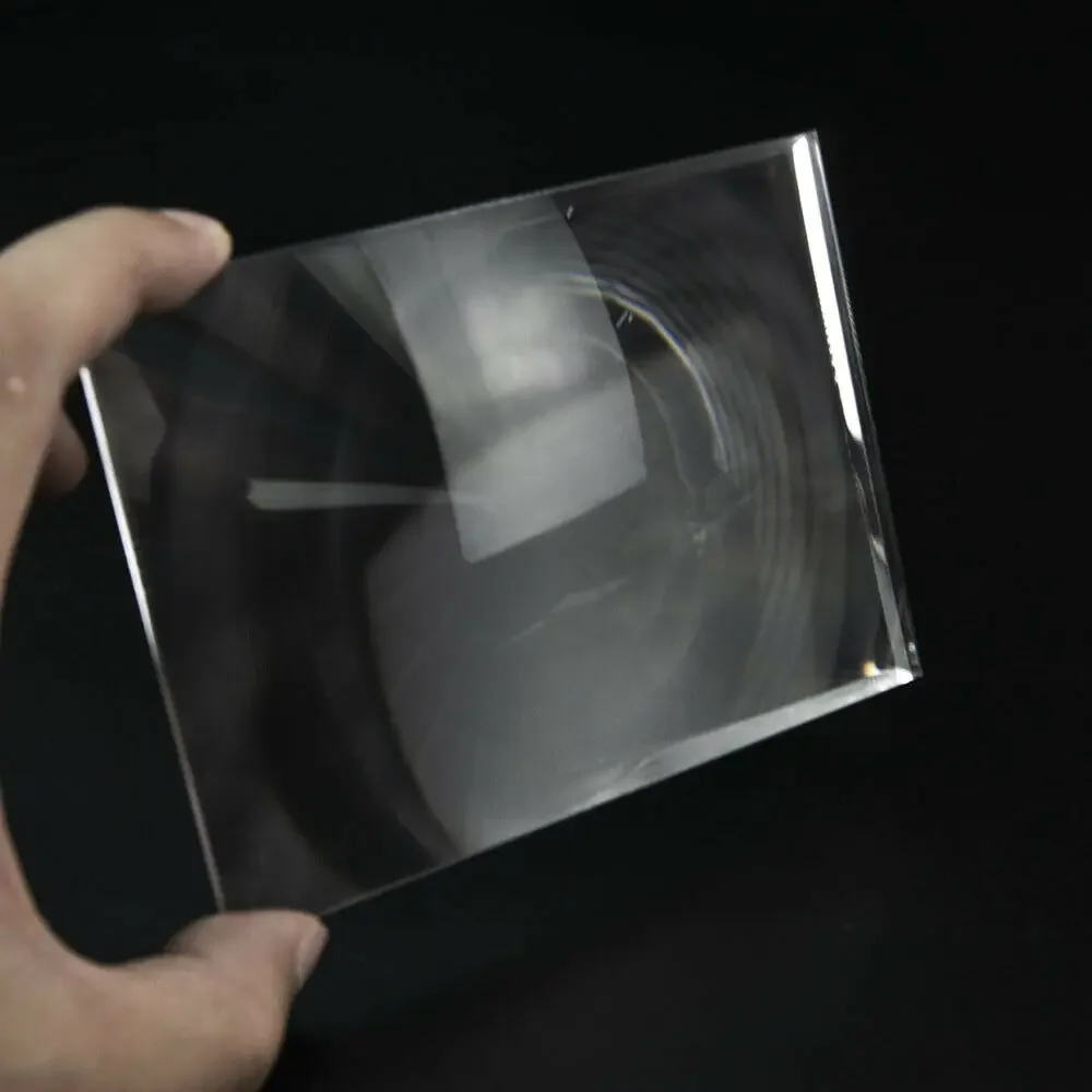 3.5นิ้ว Optical PMMA พลาสติกพลังงานแสงอาทิตย์ LED โปรเจคเตอร์เลนส์ Fresnel พลังงานแสงอาทิตย์ความยาวโฟกัส150มม.90มม.DIY โปรเจคเตอร์2pcs83x70mm 78x66.5mm
