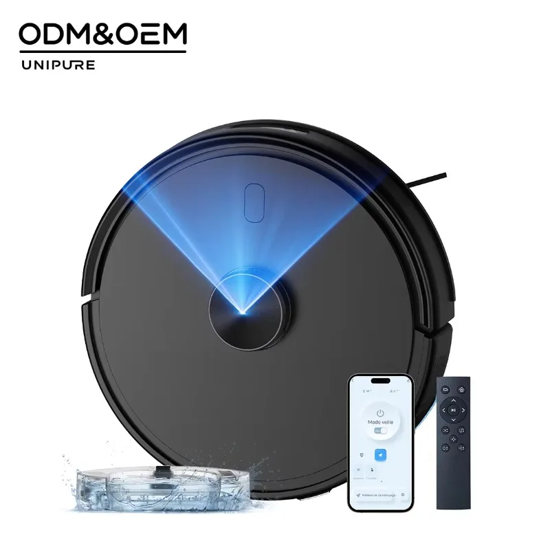Home Floor Electric Smart Robot Vacuum Cleaner with HEPA Filter App Control Auto-charging Wet & Dry Cleaning