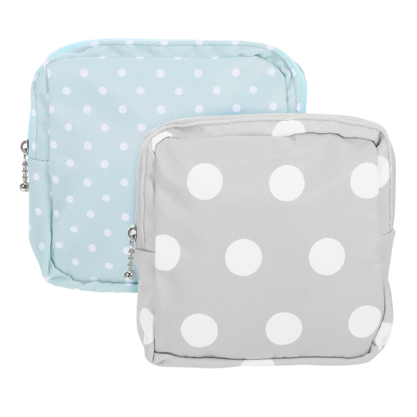 

2Pcs Sanitary Napkin Storage Bag Oxford Cloth Reusable Portable Menstrual Pad Pouch Stylish Lightweight for Women