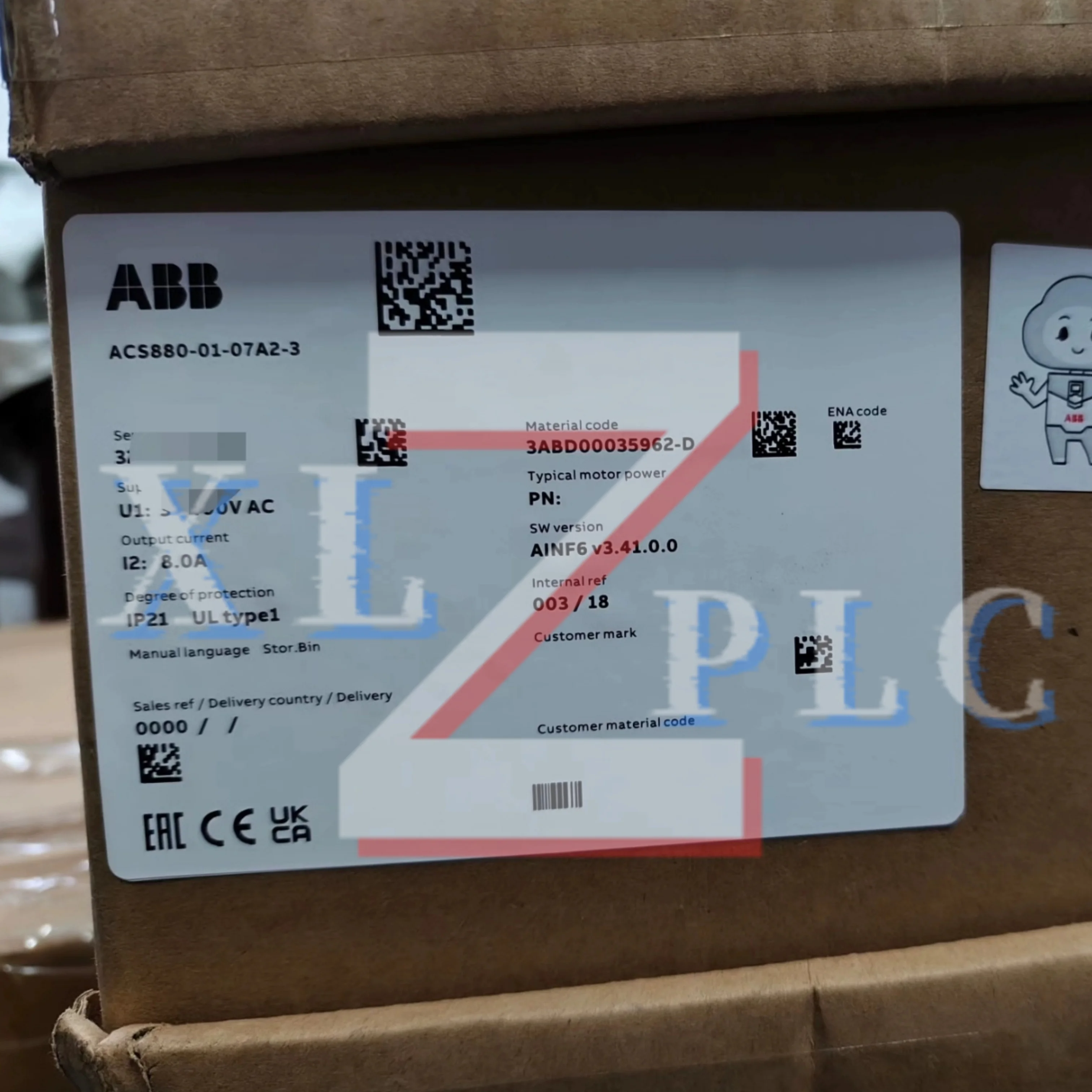 

frequency converter ACS880-01-07A2-3 ACS880-01-09A4-3 new original