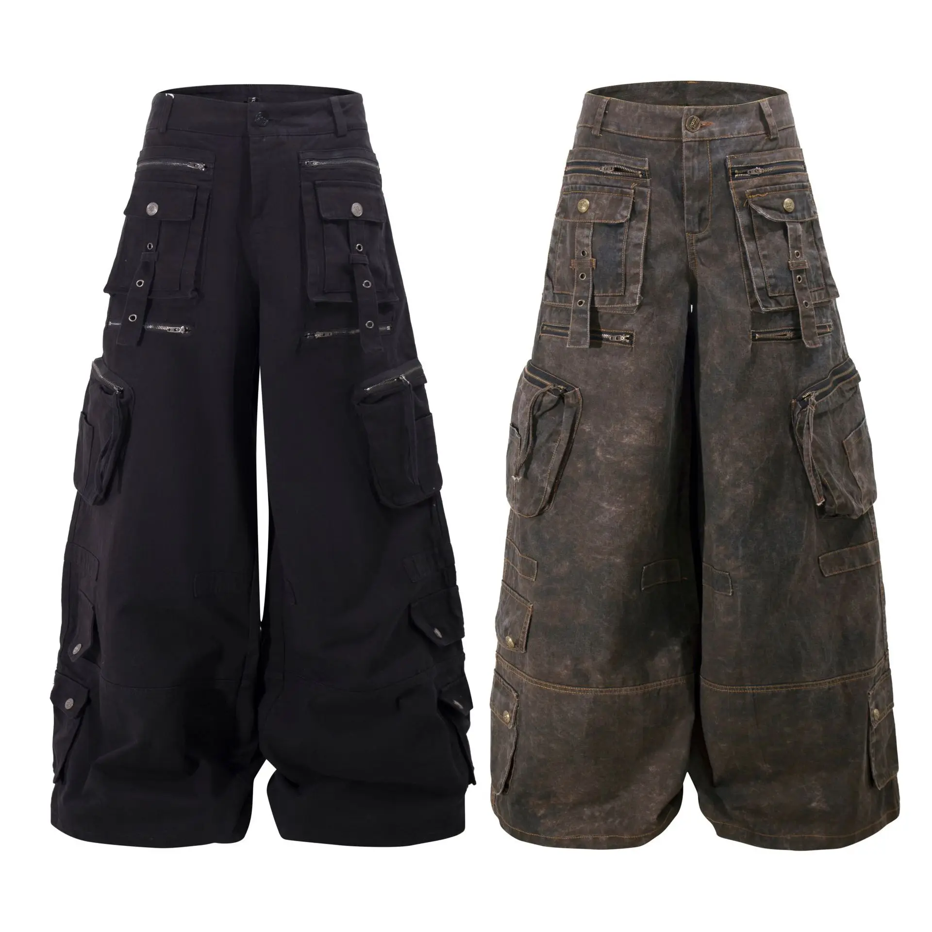 Grunge Techwear Wide Leg Cargo - Techwear Pants Tactical review and price