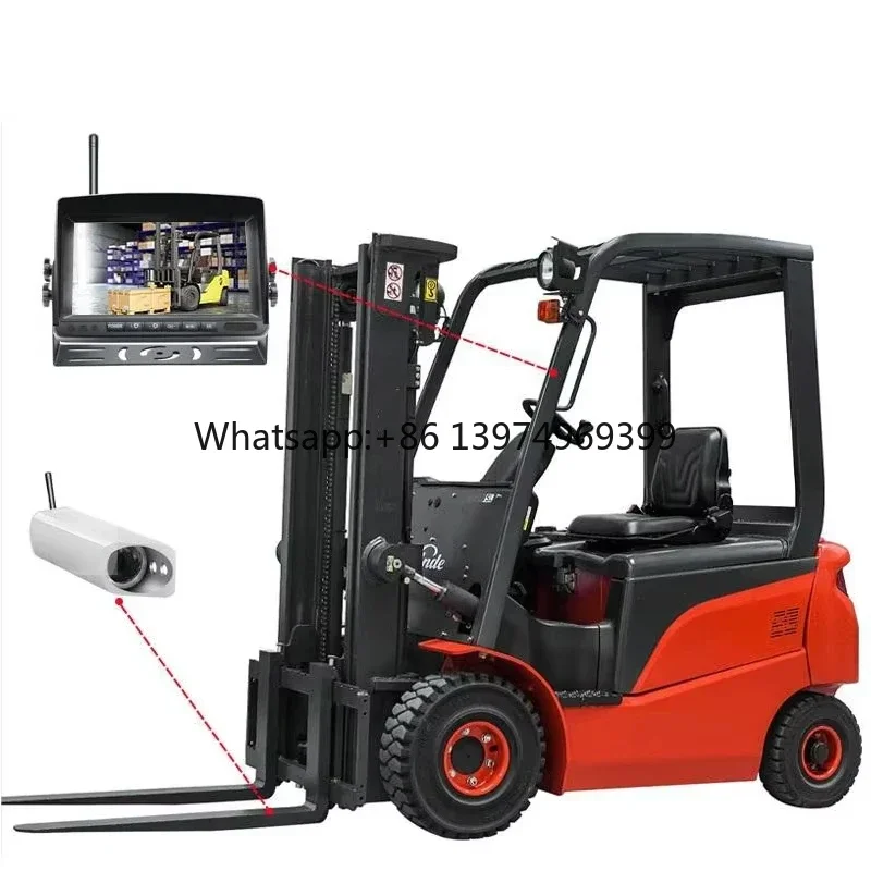 1080P HD Wireless Forklift Rear View Waterproof IP68 camer with Monior Magnetic camer for Forklift factory