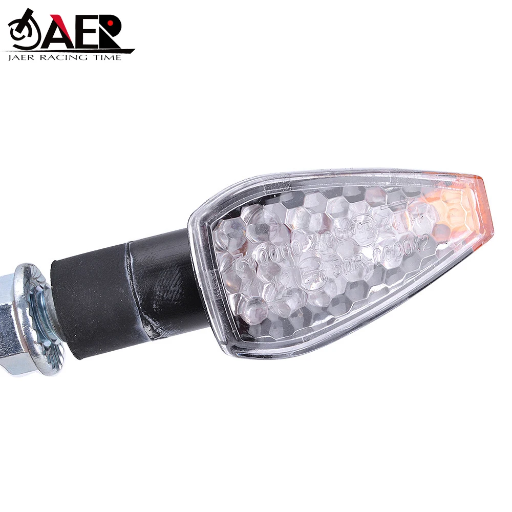 2024 Universal Motorcycle LED Turn Signal Indicators Light Amber Blinker Light 12V 2W 14 led Motorbike Lamp Super Bright