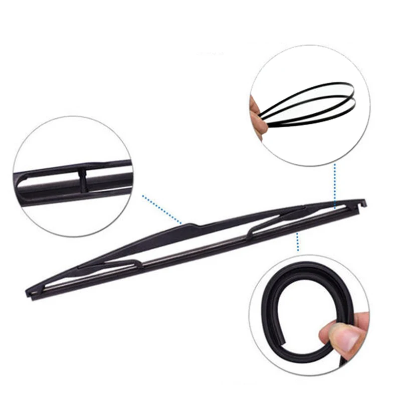 Limpiaparabrisas delantero y trasero de Erick para Vauxhall Opel Zafira B 2005 - 2011 cepillos para ventana de parabrisas 28 \