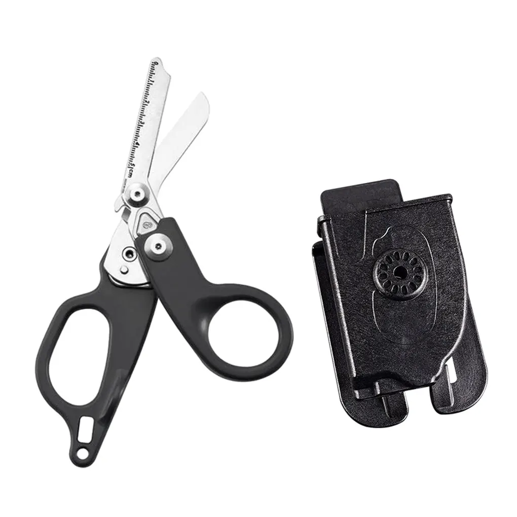 

Multifunction Scissors Raptors First Aid Expert Tactical Folding Scissors Outdoor Survival Tool Combination