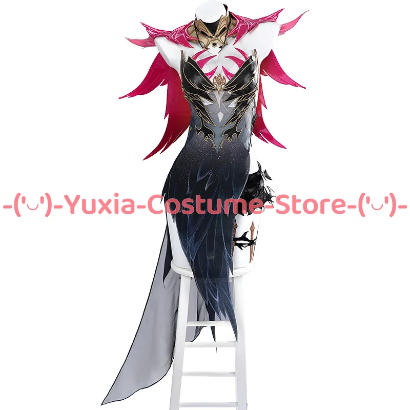 Naraka: Bladepoint Ji Yingying Fallen Angel Cosplay Costume Anime Game Character Outfit Roleplay Carnival Party Uniform Dress
