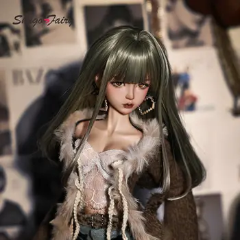 Shugafairy Sissie Original BJD Doll 1/4 Zestaw Pełen Wzór W Panterkę Shibuya Hottie Styl Maillarda Dla Dziewczynek Lalka z Kulkowymi Stawami 8 best sales bjd yosd - №8