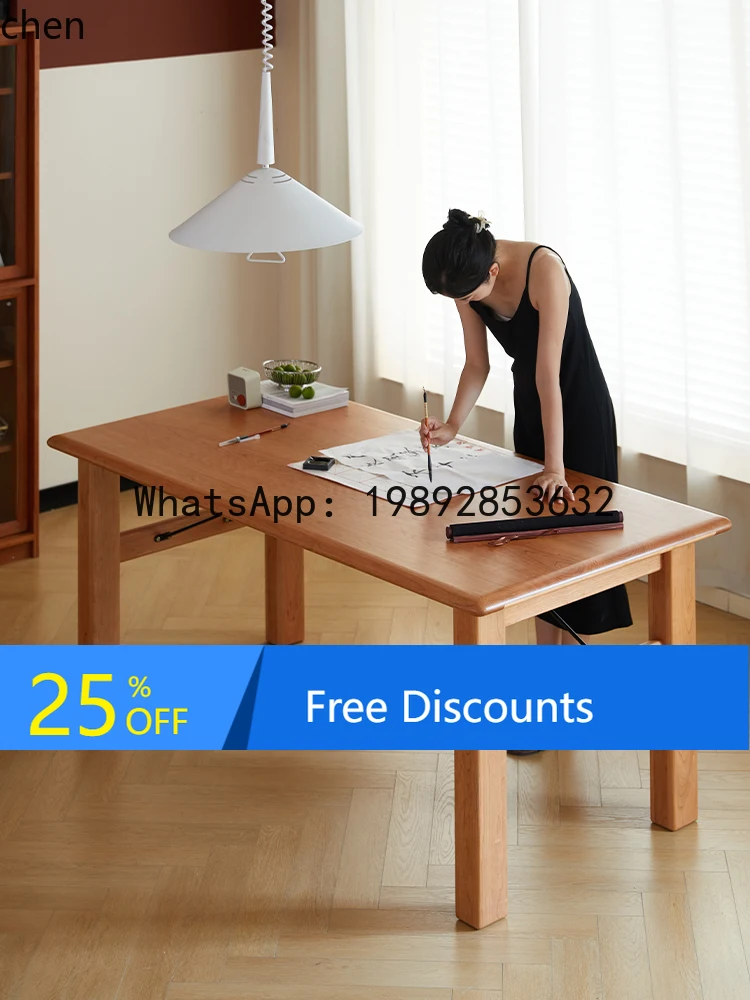 

living room desk solid wood desk household cherry wood meal calligraphy table