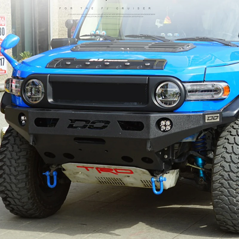 DO Style Bumper For Toyota FJ Cruiser Bull Bar Bumper Wrap-around Style FJ Cruiser Spotlight Bumper