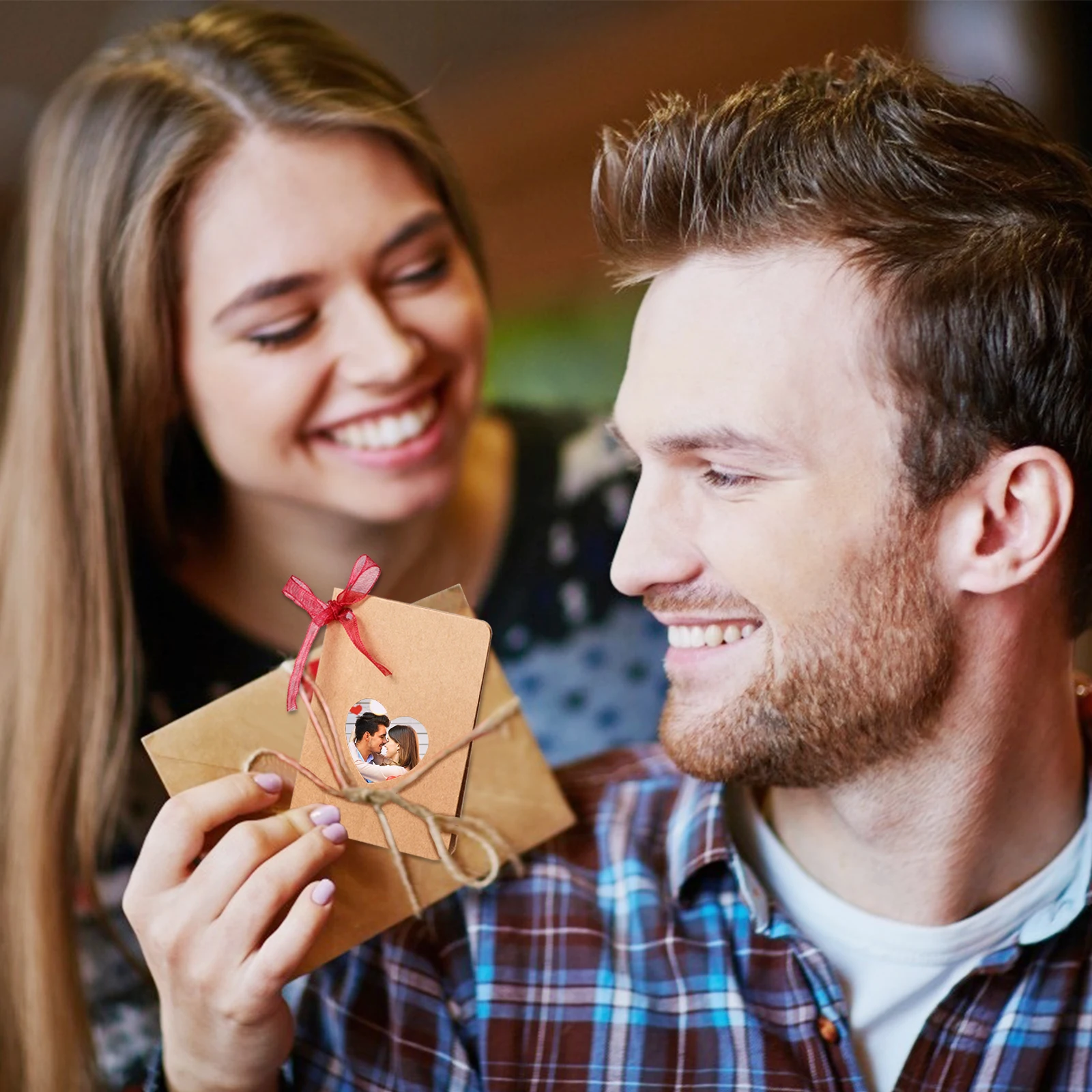 

50 Pcs Shaped Tags Kraft Paper Labels for Wedding Birthday Decorations Foldable Hollow Design Kraft Paper Memo Tags