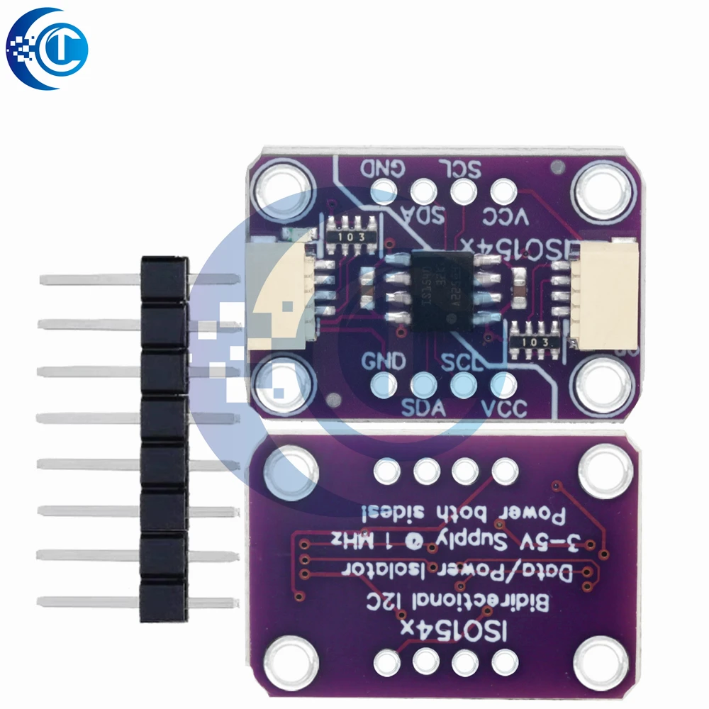 ISO1540 Bidirectional I2C Isolator Module, 3.3V/5V Compatible Breakout Board with STEMMA QT Qwiic Interface