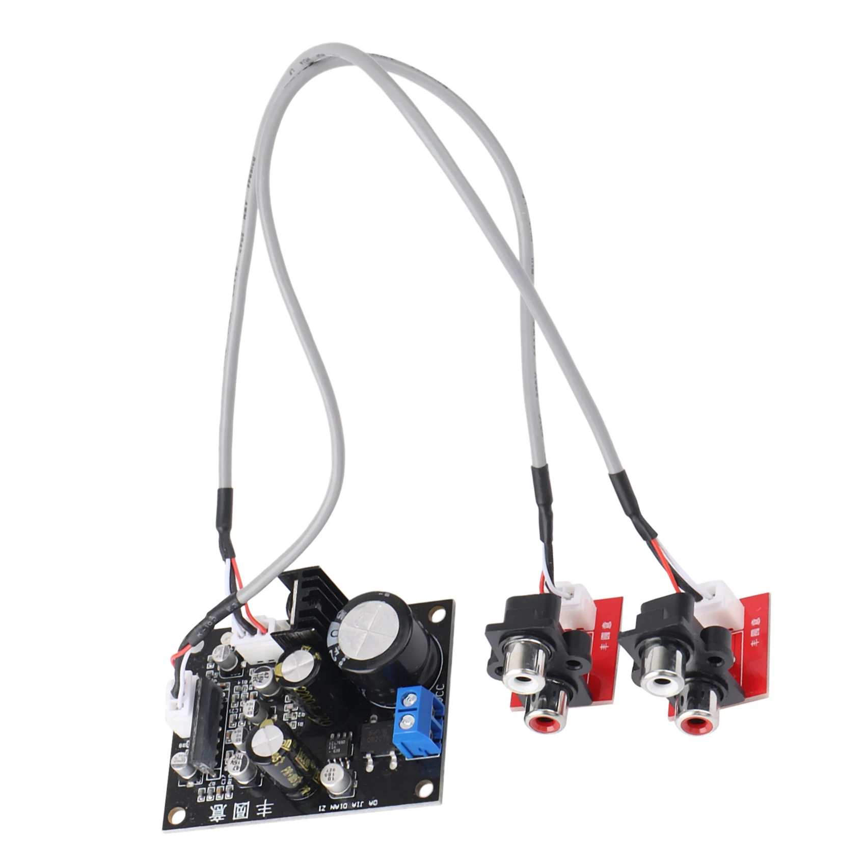 NE5532 pemutar rekaman vinil Preamplifier MM MC papan pemutar Phono Amplifier Phonograph DIY Audio + soket Lotus