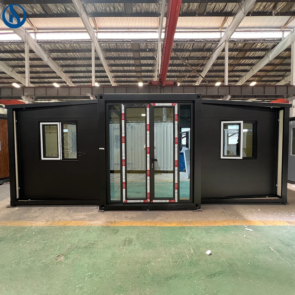 Modern 3 Room Portable Folding Container Houses Prefab Steel Detachable Living Home